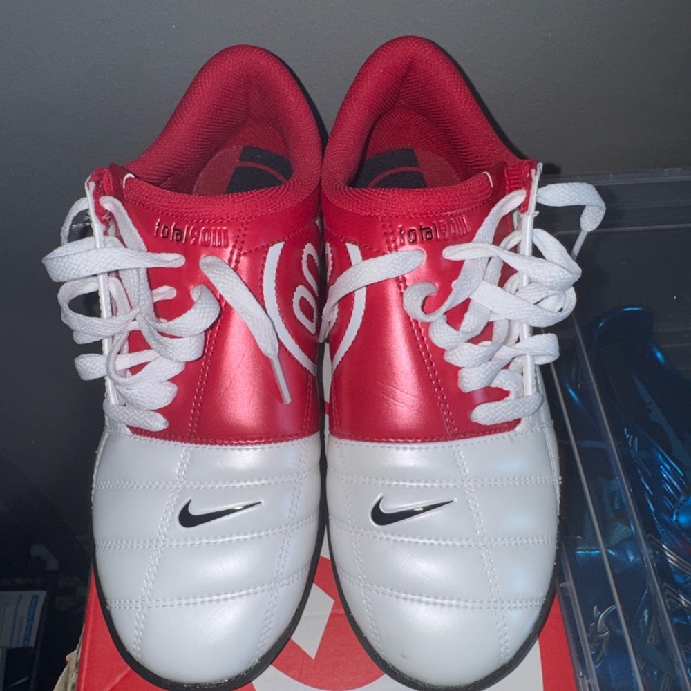 Nike Red and White Athletic Shoes